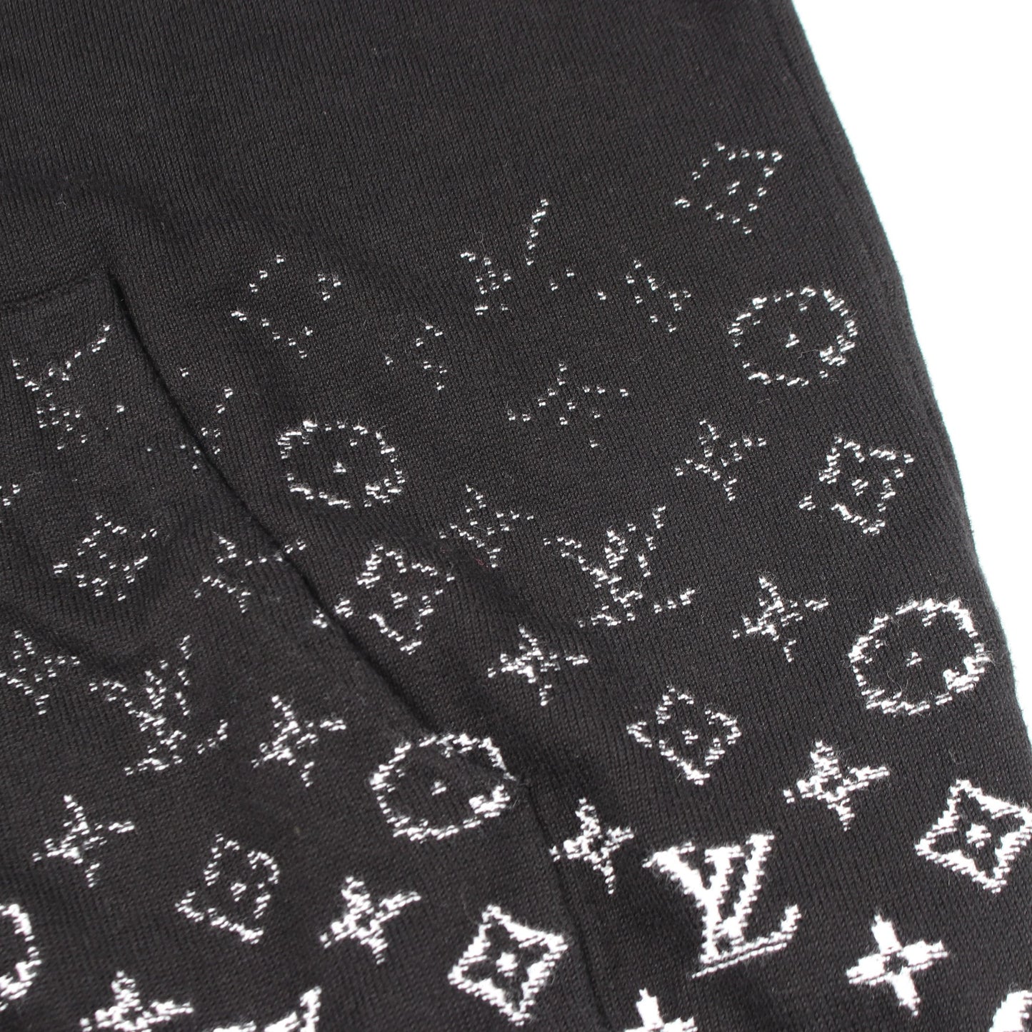 モノグラム グラディエント プルオーバーパーカー コットン ブラック ルイヴィトン トップス LOUIS VUITTON