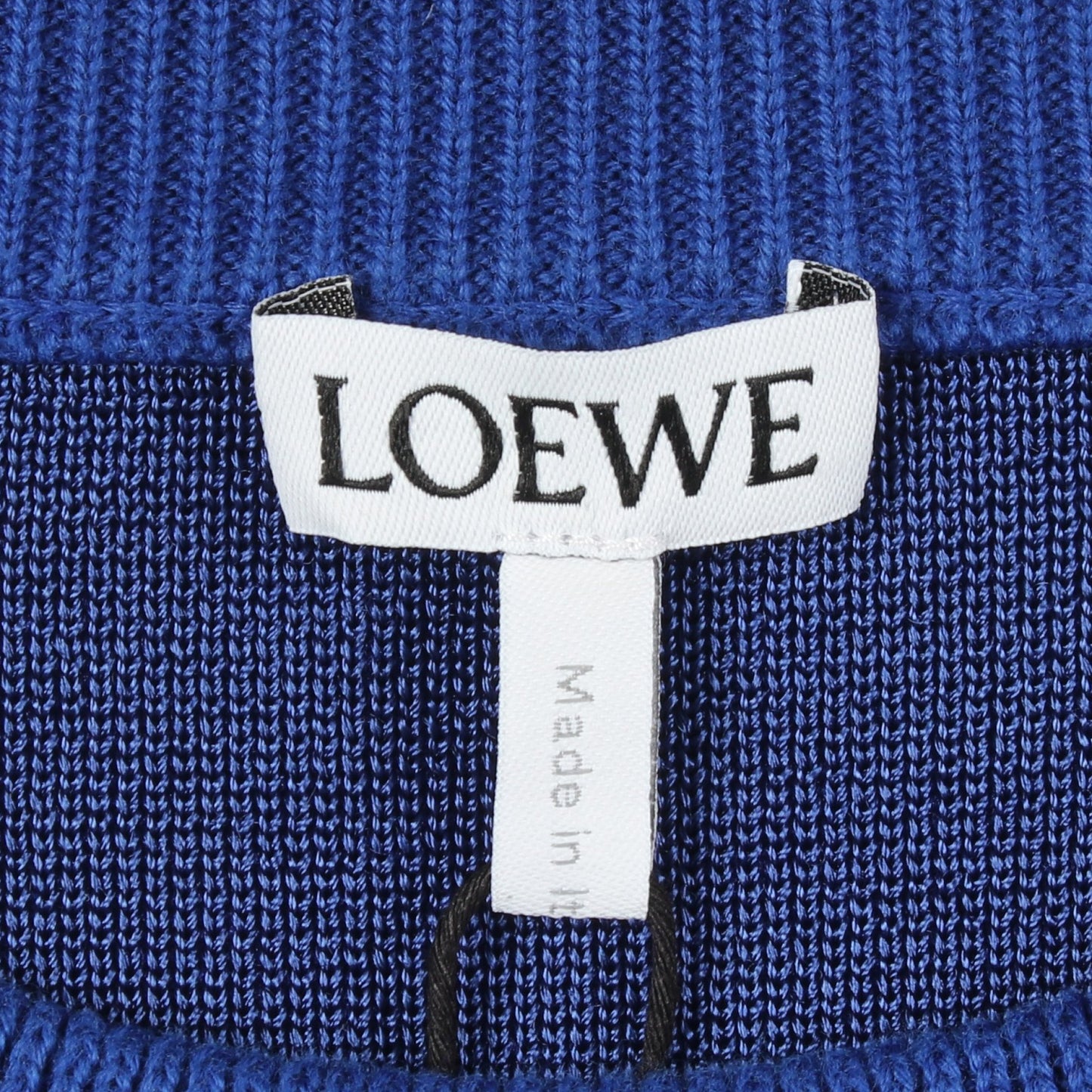 アナグラム ニット コットン レーヨン ブルー ロエベ トップス LOEWE