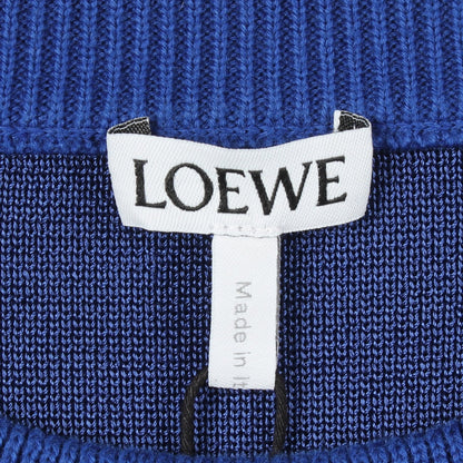 アナグラム ニット コットン レーヨン ブルー ロエベ トップス LOEWE