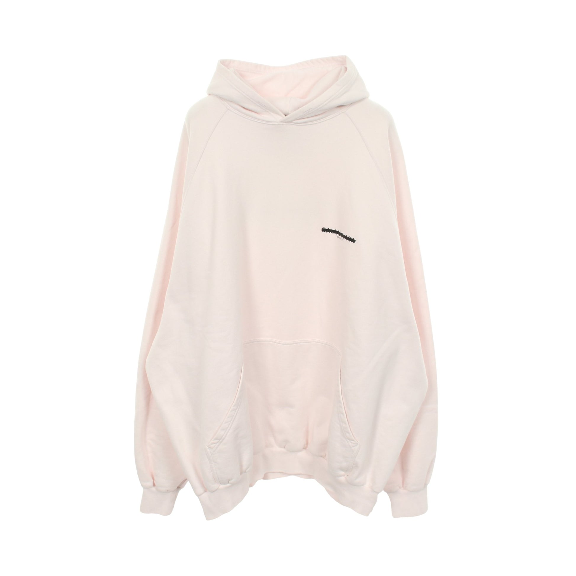 STRIKE 1917 OVERSIZED HOODIE プルオーバーパーカー コットン ライトピンク バレンシアガ トップス BALENCIAGA