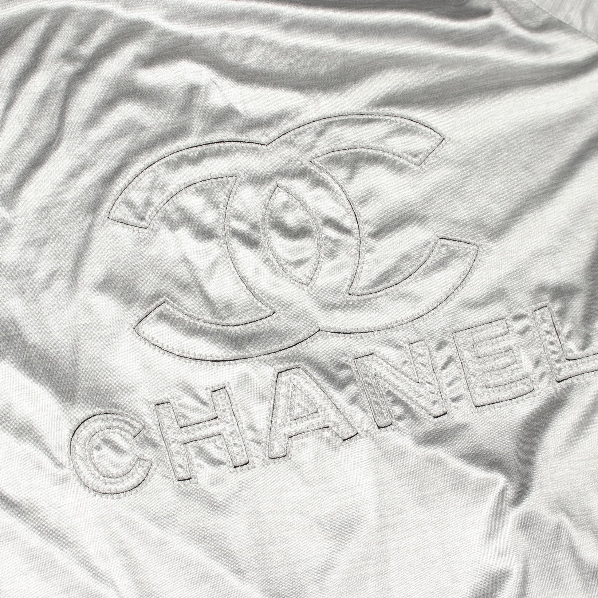 ココマーク メタリック プルオーバー 長袖Tシャツ シルバー シャネル トップス CHANEL