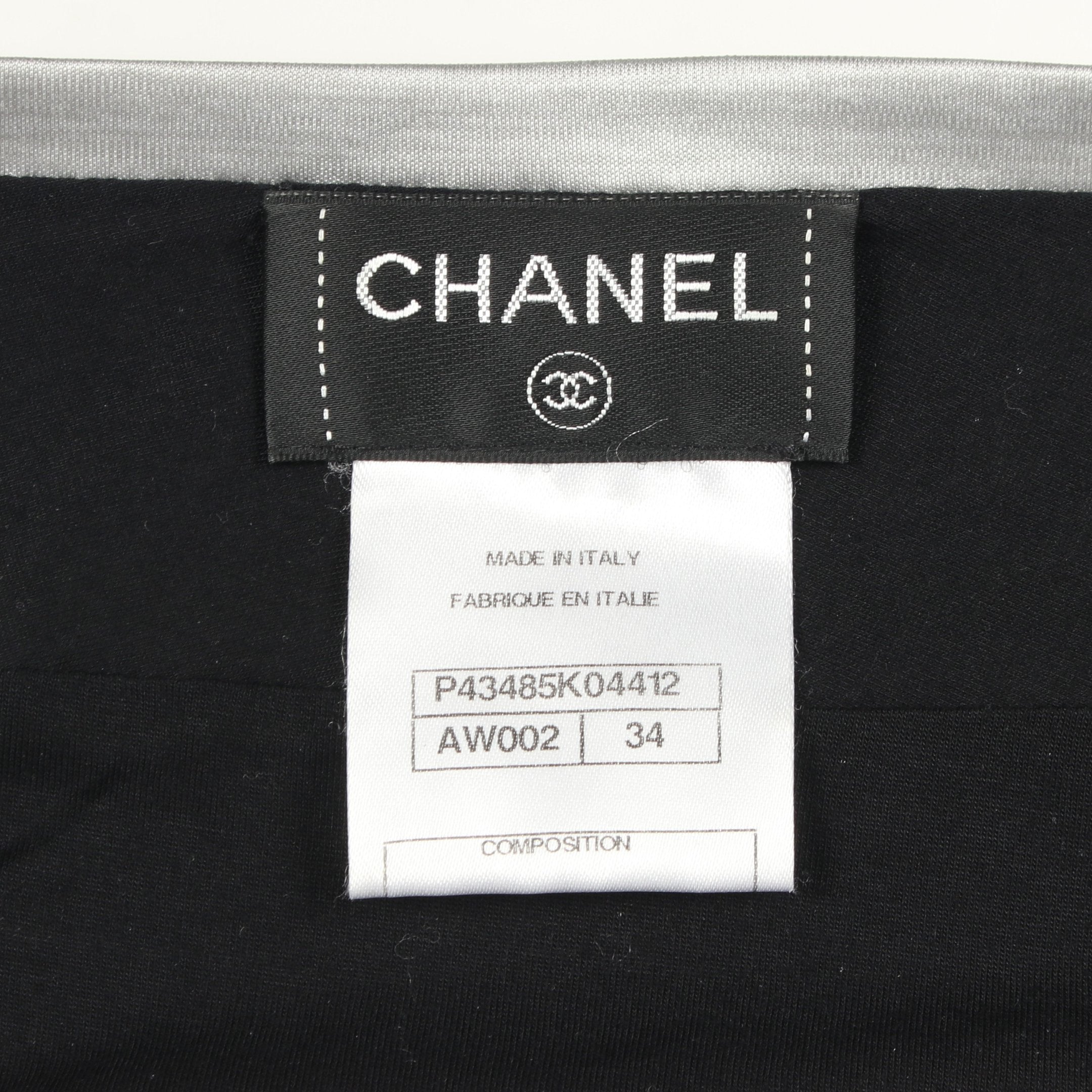ココマーク メタリック プルオーバー 長袖Tシャツ シルバー シャネル