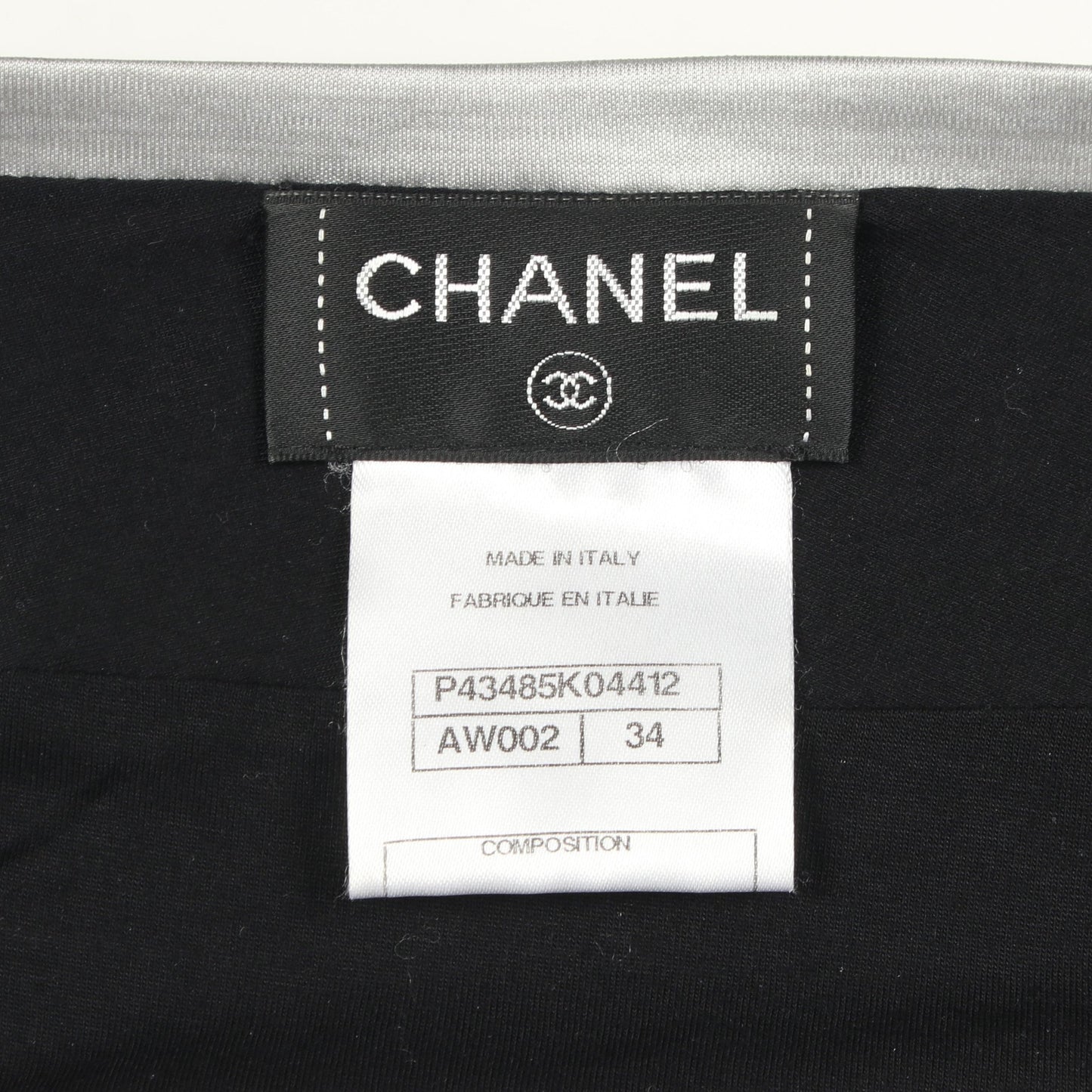 ココマーク メタリック プルオーバー 長袖Tシャツ シルバー シャネル トップス CHANEL