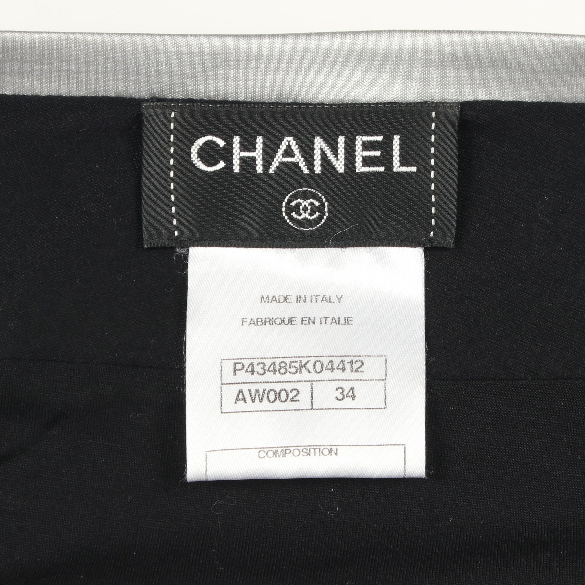 ココマーク メタリック プルオーバー 長袖Tシャツ シルバー シャネル トップス CHANEL