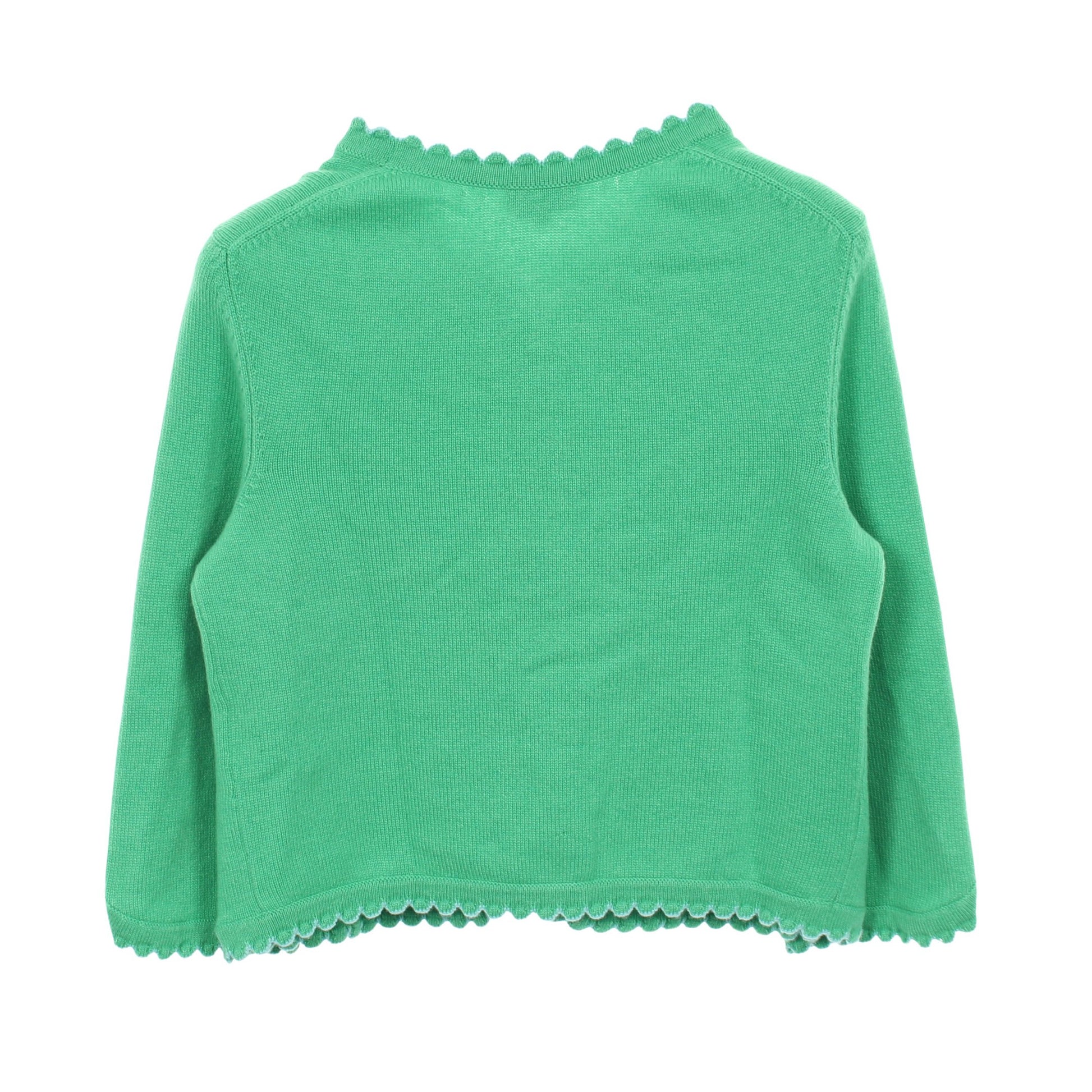 ココマークボタン カーディガン カシミヤ グリーン ライトブルー シャネル トップス CHANEL