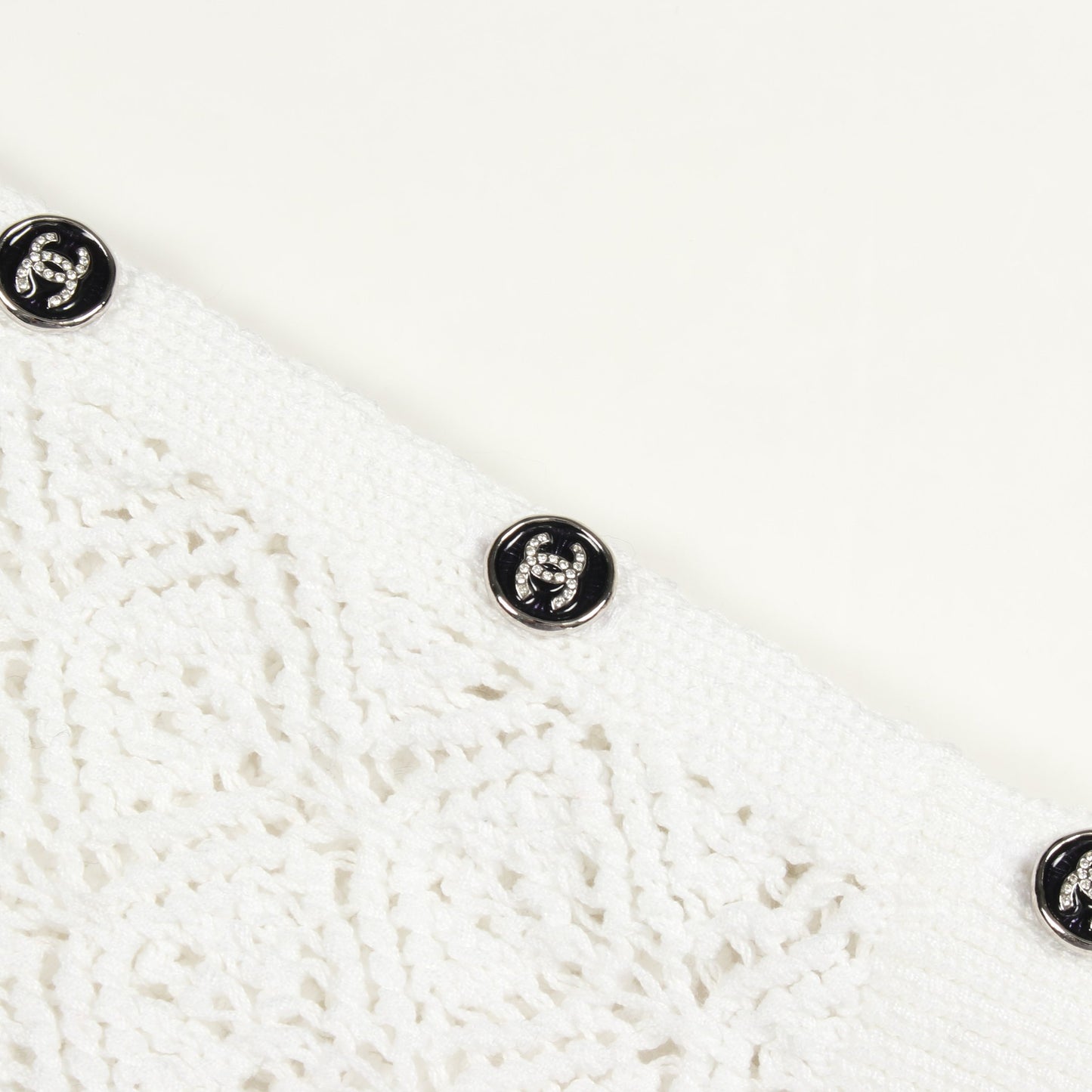ココマーク ニット ウール カシミヤ ブラック ホワイト シャネル トップス CHANEL