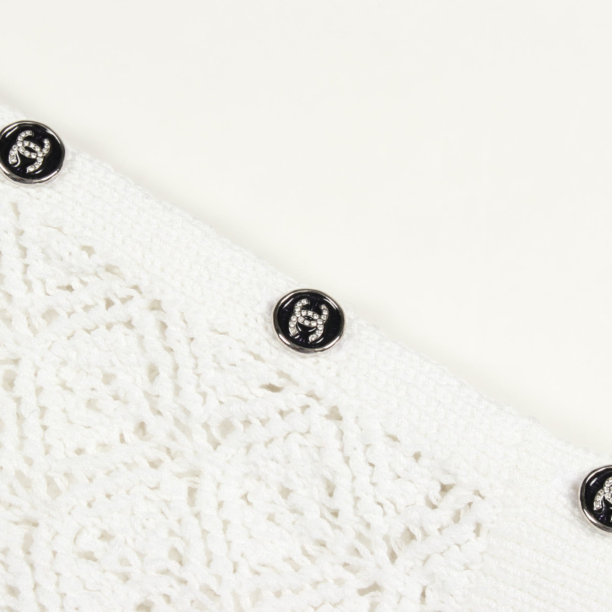 ココマーク ニット ウール カシミヤ ブラック ホワイト シャネル トップス CHANEL