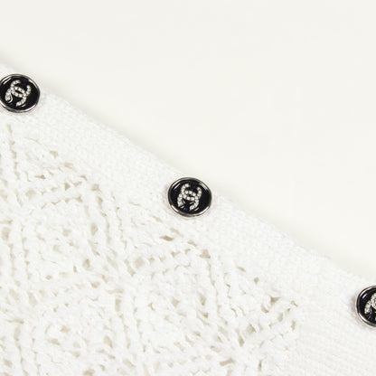 ココマーク ニット ウール カシミヤ ブラック ホワイト シャネル トップス CHANEL
