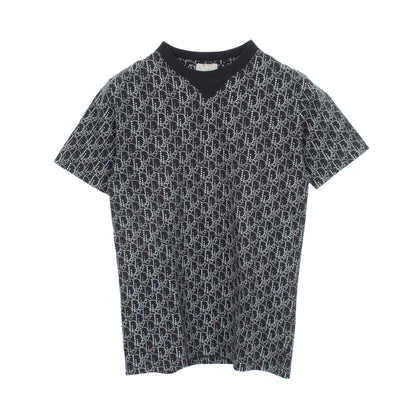 オブリーク Tシャツ 半袖Tシャツ コットン ネイビー ディオール トップス DIOR
