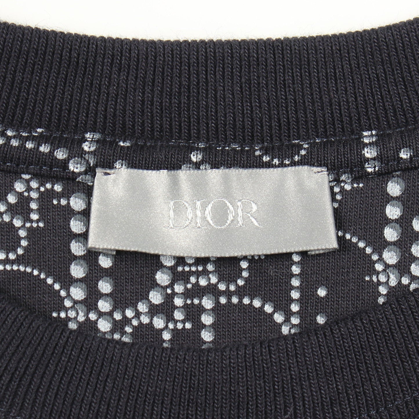 オブリーク Tシャツ 半袖Tシャツ コットン ネイビー ディオール トップス DIOR