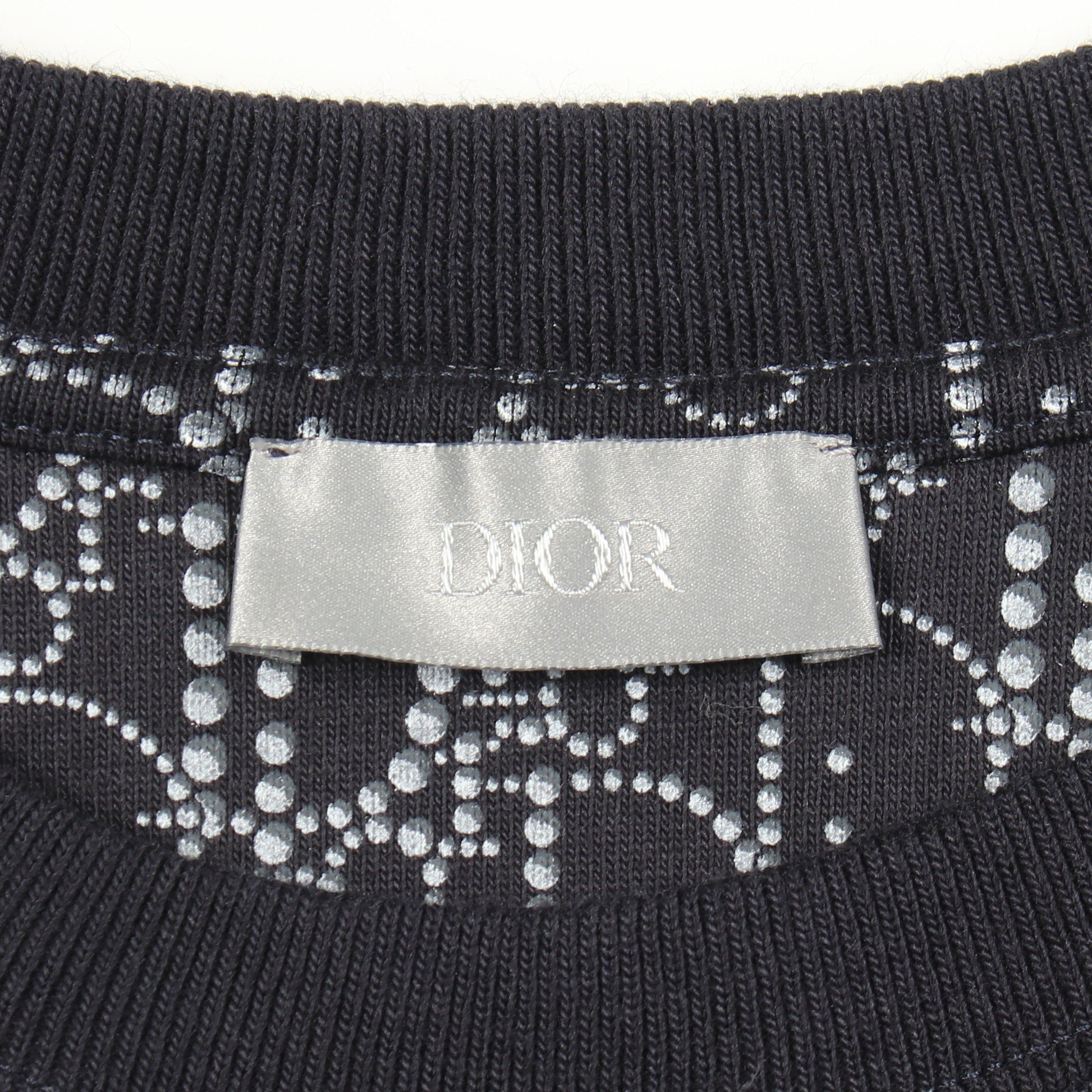 オブリーク Tシャツ 半袖Tシャツ コットン ネイビー ディオール トップス DIOR