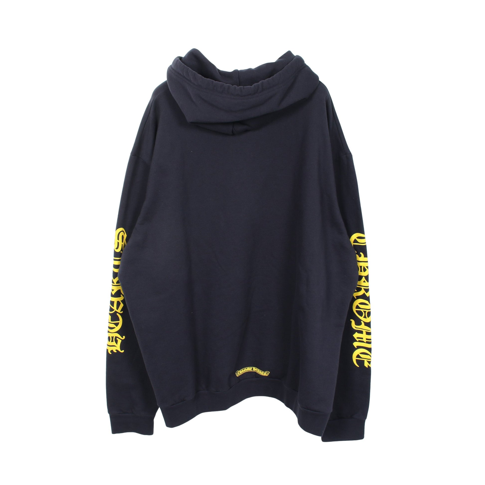 CHロゴ アームロゴ プルオーバーパーカー コットン ネイビー クロムハーツ トップス Chrome Hearts