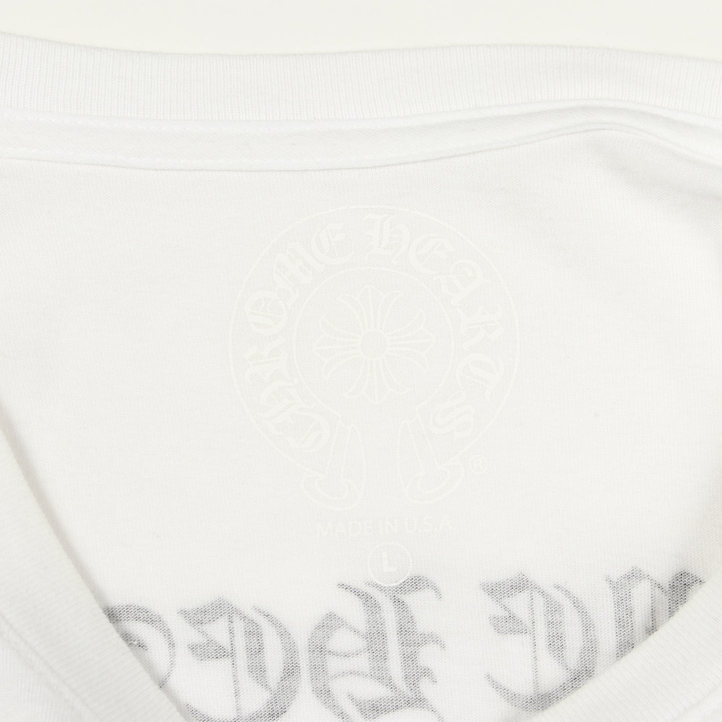 アームロゴ 長袖Tシャツ コットン ホワイト ブラック マルチカラー クロムハーツ トップス Chrome Hearts
