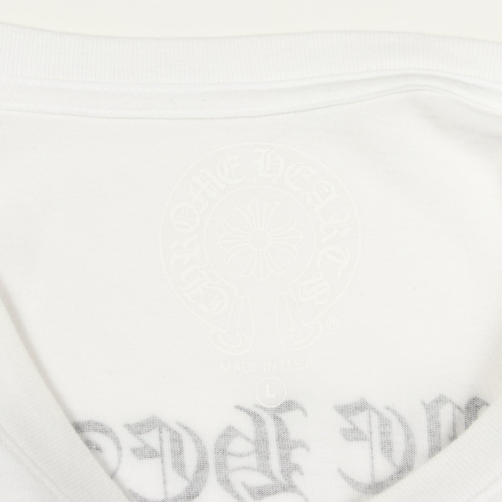 アームロゴ 長袖Tシャツ コットン ホワイト ブラック マルチカラー クロムハーツ トップス Chrome Hearts