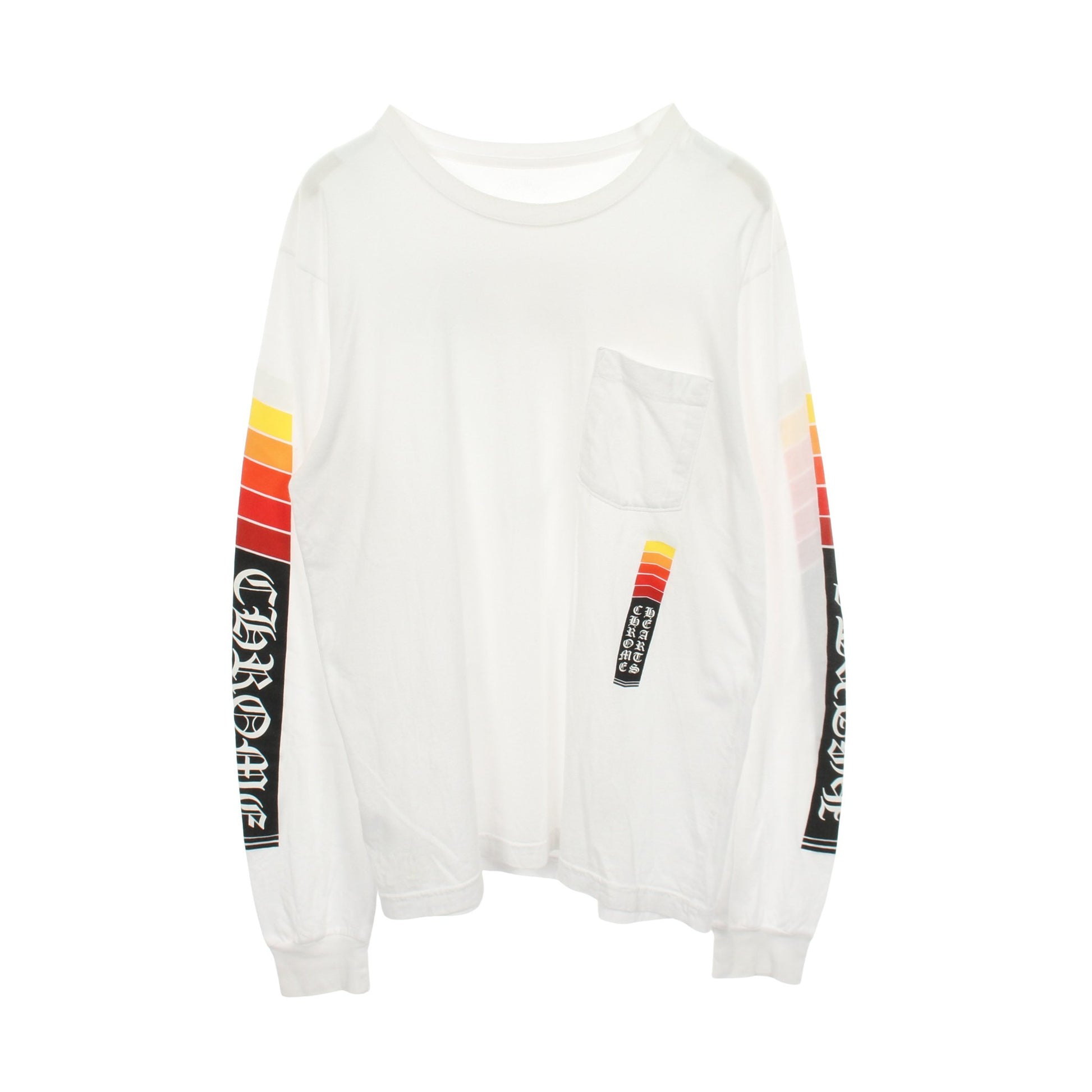 アームロゴ 長袖Tシャツ コットン ホワイト ブラック マルチカラー クロムハーツ トップス Chrome Hearts