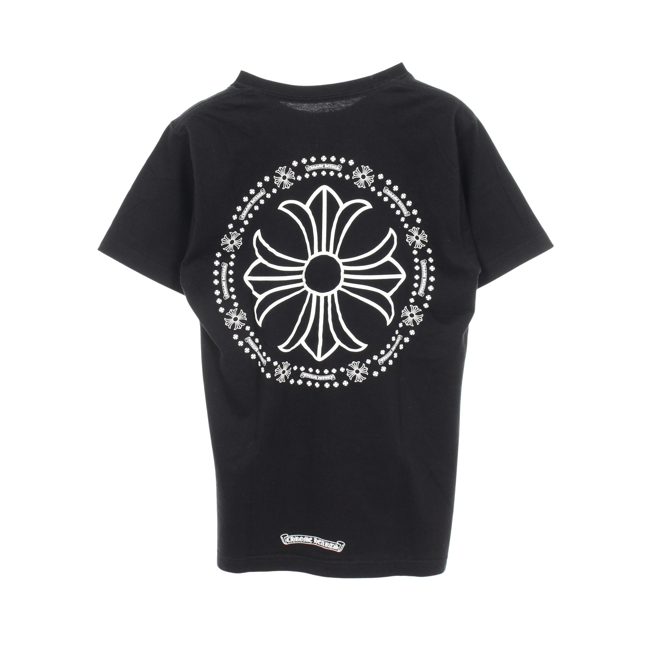 CHプラス バックプリント 半袖Tシャツ コットン ブラック クロムハーツ