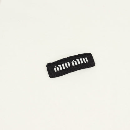 長袖 ポロシャツ コットン ホワイト ミュウミュウ トップス miu miu