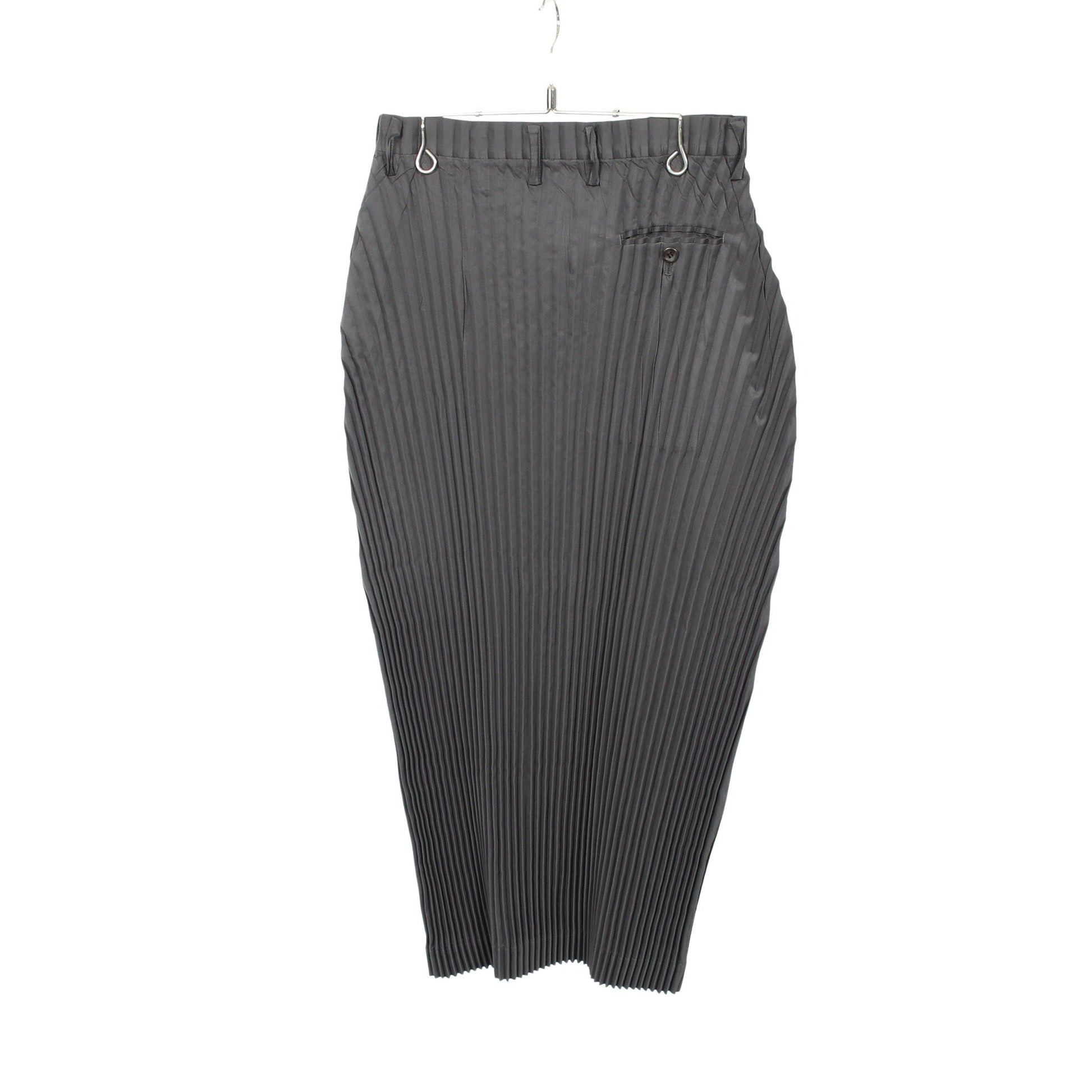 プリーツ スカート グレー イッセイミヤケ ボトムス ISSEY MIYAKE