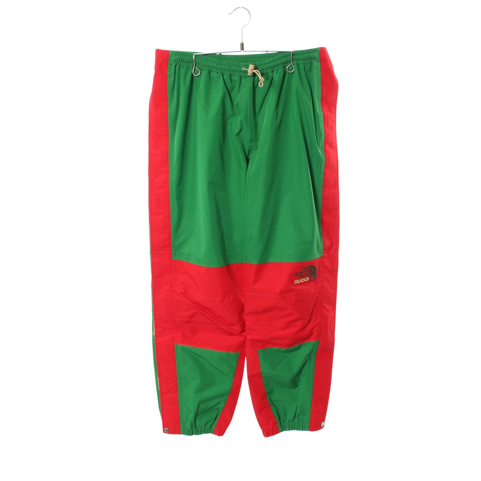 GUCCI × THE NORTH FACE ジョガーパンツ グリーン レッド グッチ ボトムス GUCCI