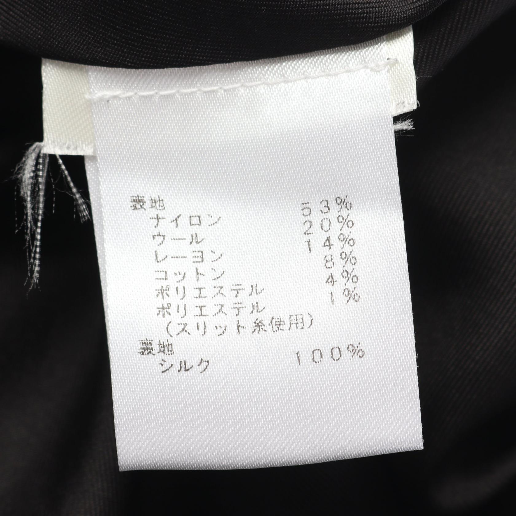 モノグラム ニット ツイード 切替 ワンピース ナイロン ウール ブラック グレー ルイヴィトン ワンピース LOUIS VUITTON