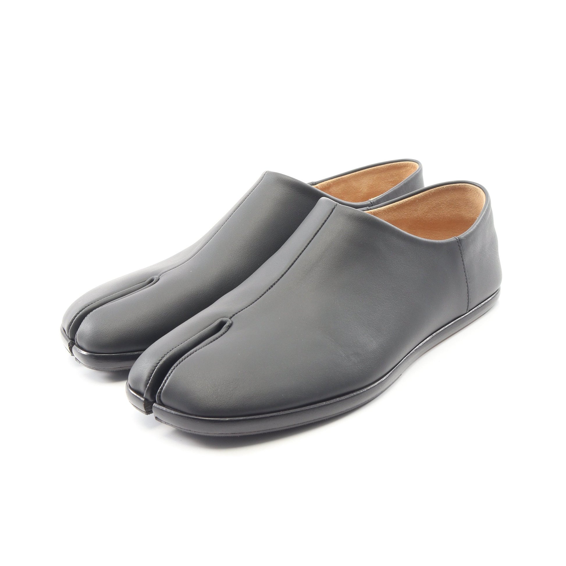 TABI タビ ドレスシューズ レザー ブラック メゾンマルジェラ22 シューズ Maison Margiela 22