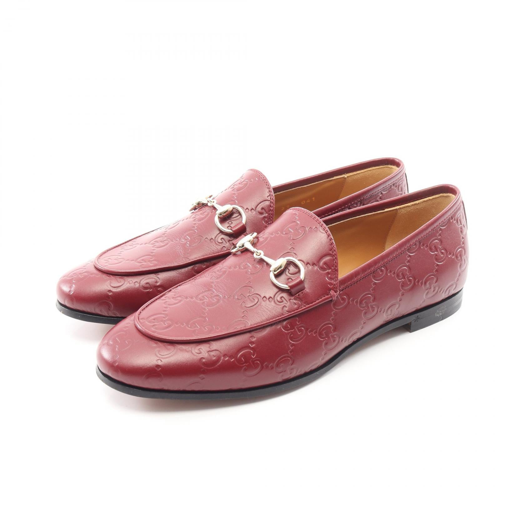 ヨルダーン グッチシマ ホースビット ローファー レザー ボルドー グッチ シューズ GUCCI