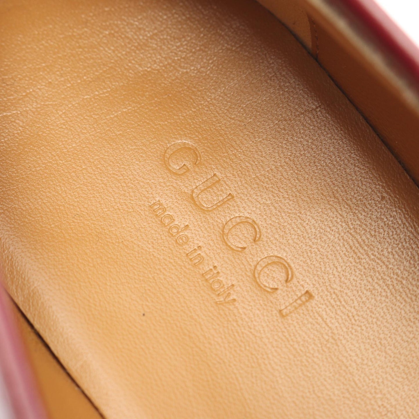 ヨルダーン グッチシマ ホースビット ローファー レザー ボルドー グッチ シューズ GUCCI