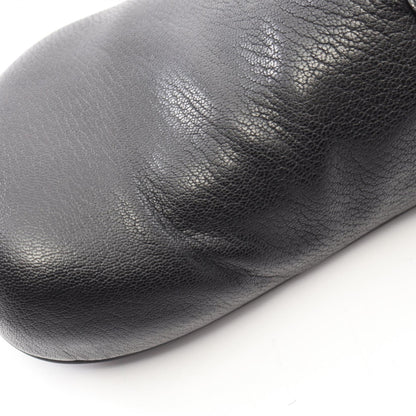 アナグラム サンダル レザー ブラック ロエベ シューズ LOEWE