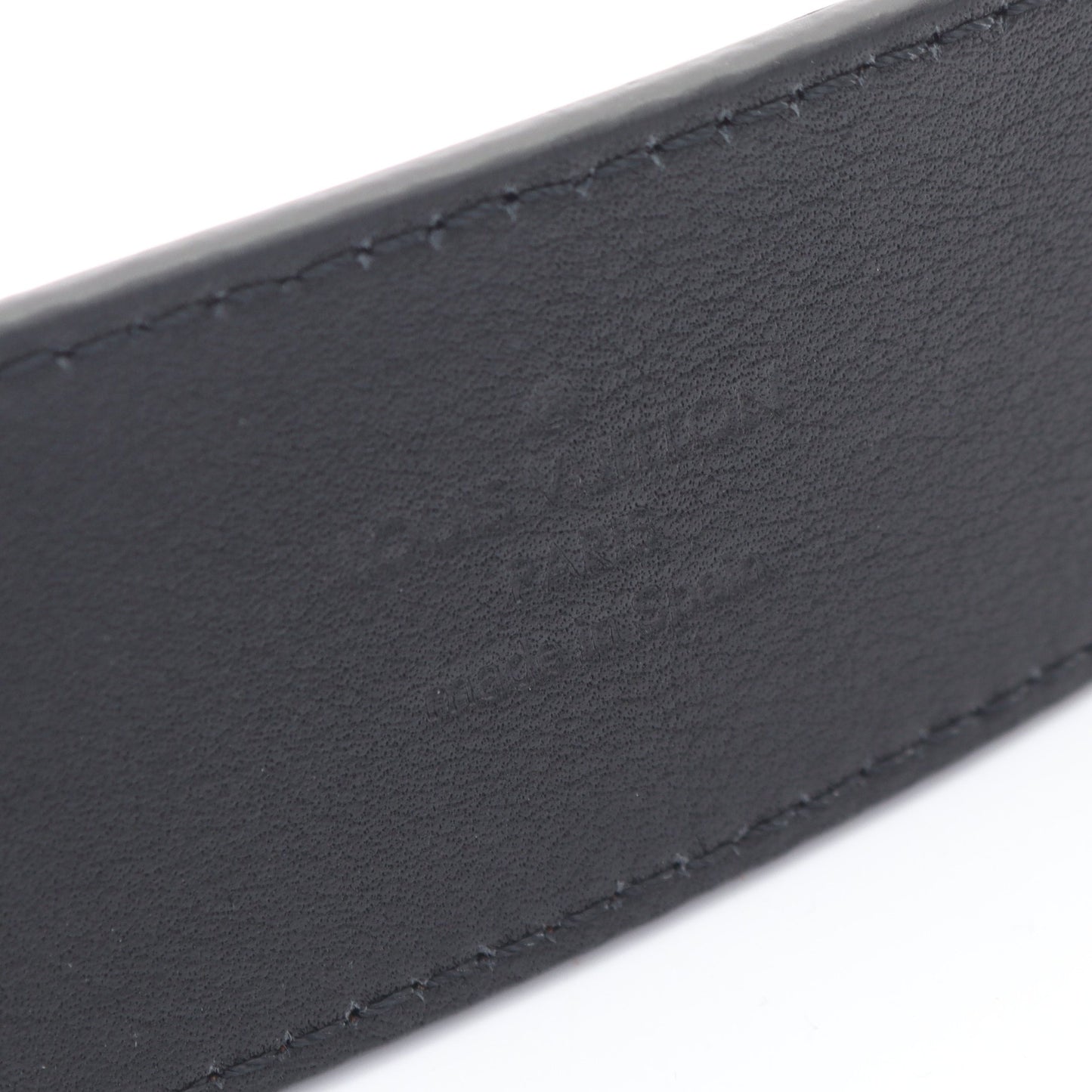 サンチュール LVオートグラフ 40MM ベルト レザー ブラック ルイヴィトン 財布・小物 LOUIS VUITTON