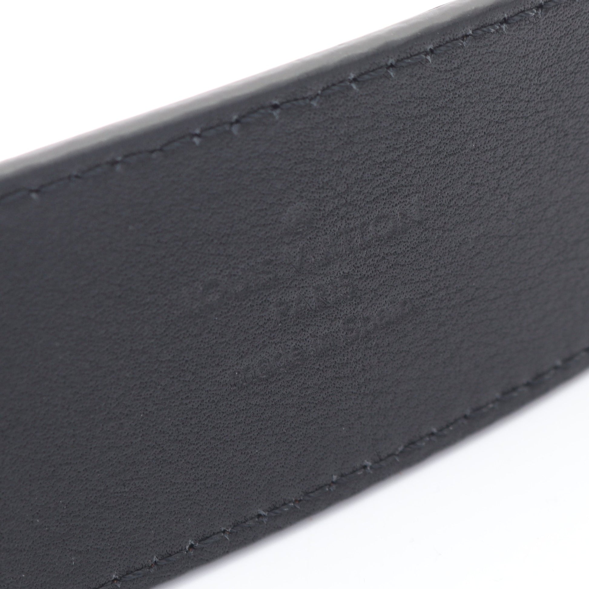 サンチュール LVオートグラフ 40MM ベルト レザー ブラック ルイヴィトン 財布・小物 LOUIS VUITTON
