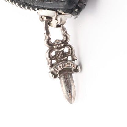 クロスパッチ ジッパーチェンジパース コインケース レザー ブラック クロムハーツ 財布・小物 Chrome Hearts