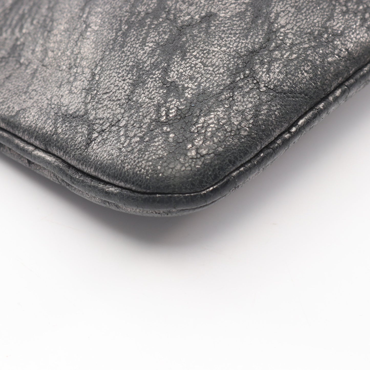 クロスパッチ ジッパーチェンジパース コインケース レザー ブラック クロムハーツ 財布・小物 Chrome Hearts