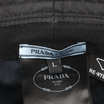Re-Nylon トライアングルロゴ バケット バケット ハット ナイロン ブラック プラダ 財布・小物 PRADA
