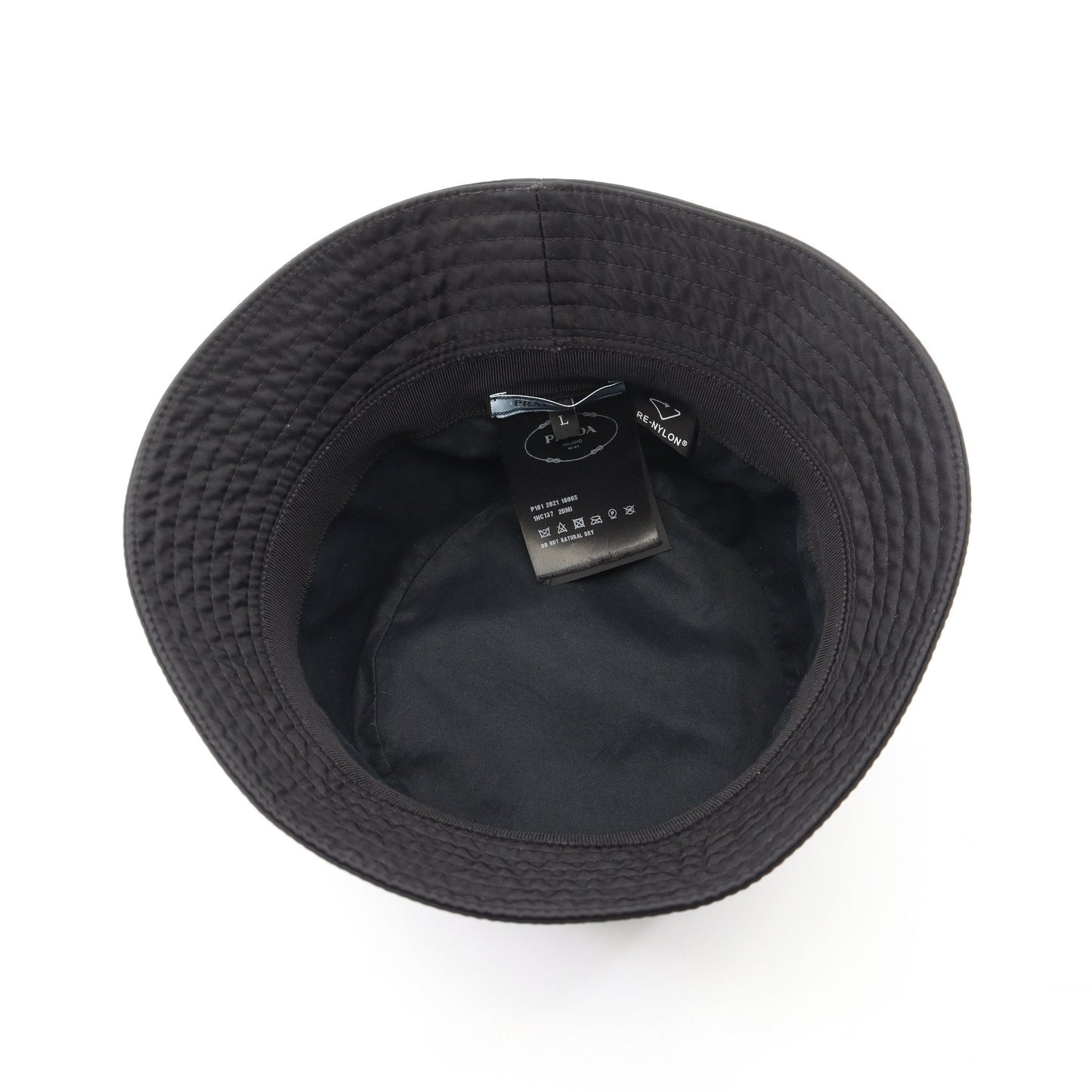 Re-Nylon トライアングルロゴ バケット バケット ハット ナイロン ブラック プラダ 財布・小物 PRADA