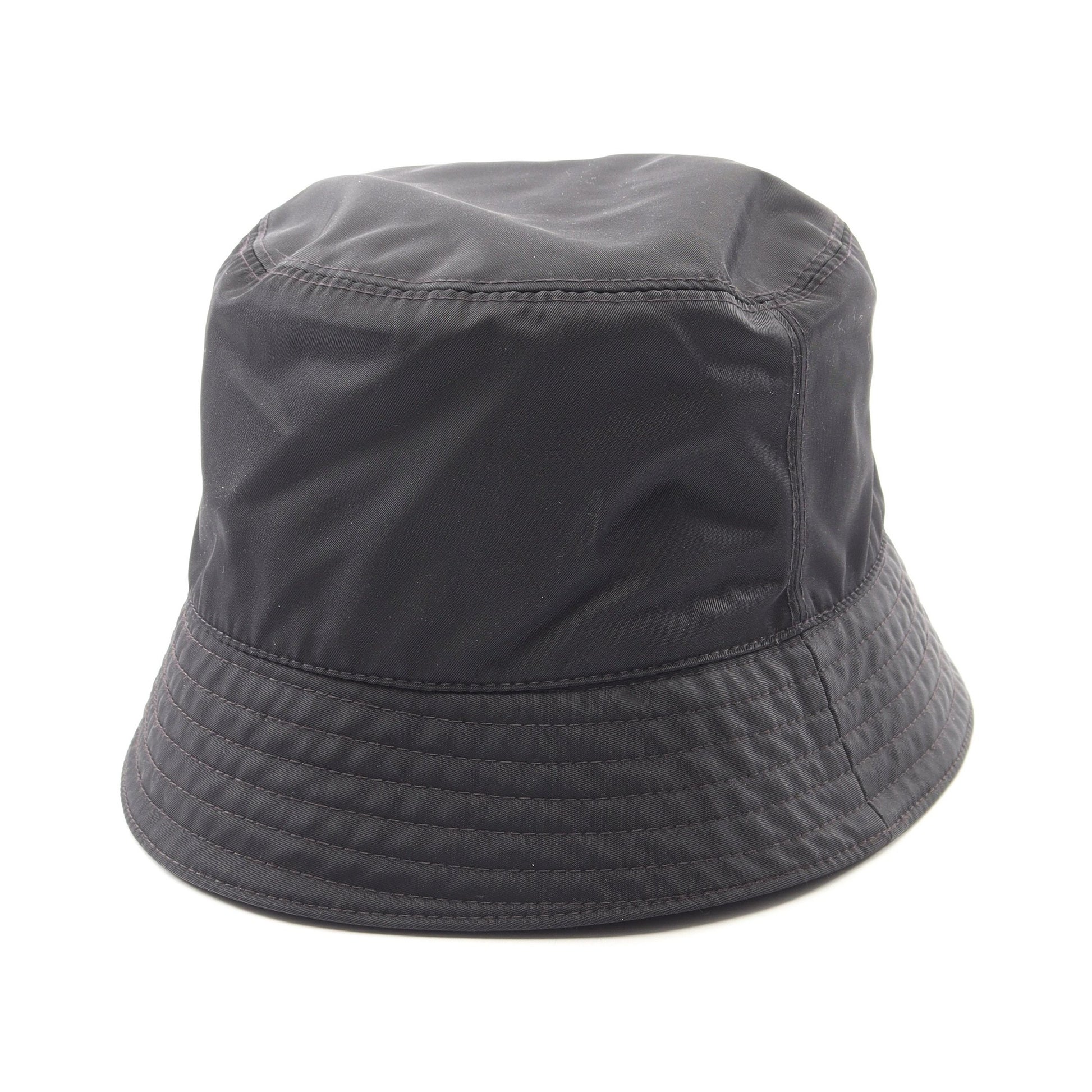 Re-Nylon トライアングルロゴ バケット バケット ハット ナイロン ブラック プラダ 財布・小物 PRADA