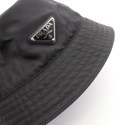 Re-Nylon トライアングルロゴ バケット バケット ハット ナイロン ブラック プラダ 財布・小物 PRADA