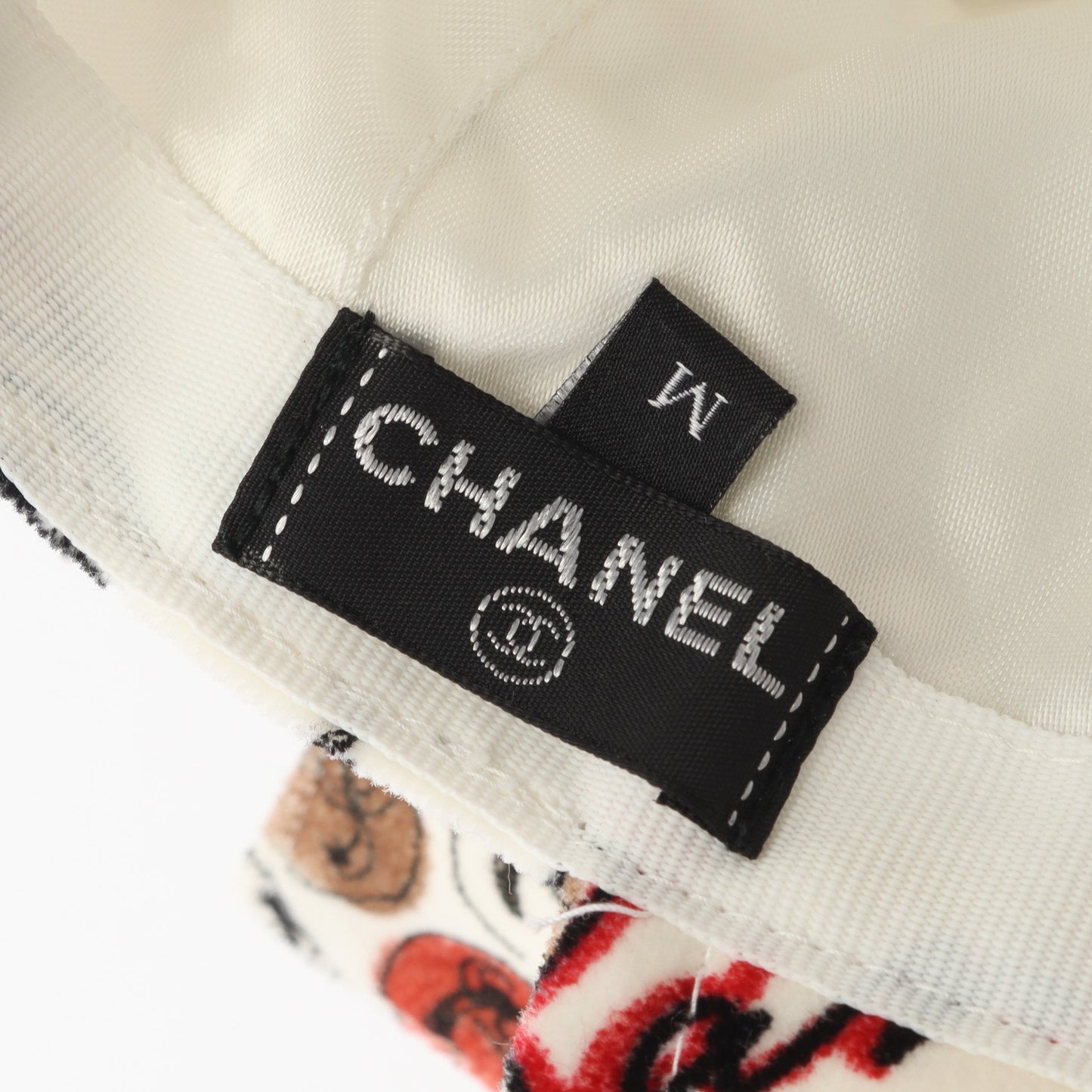 ココマーク 総柄 ハット コットン ホワイト マルチカラー シャネル 財布・小物 CHANEL