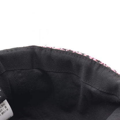 ココマーク ツイード コーデュロイ キャップ レーヨン コットン ブラック ピンク シャネル 財布・小物 CHANEL