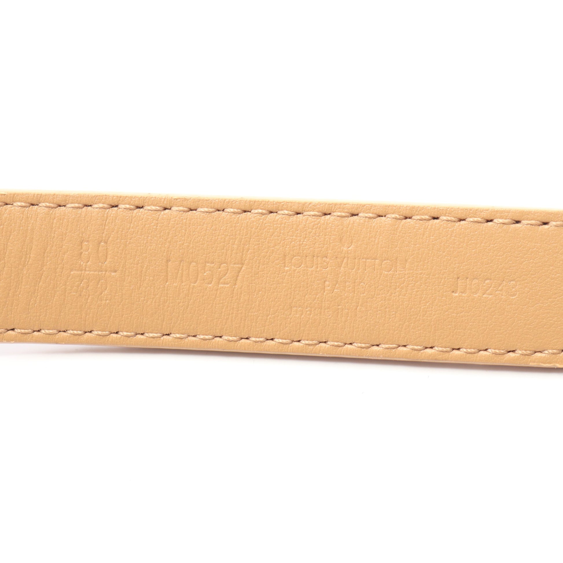 LVアイコニック 20MMモノグラム リバーシブル ベルト PVC レザー ダークブラウン ベージュ ルイヴィトン 財布・小物 LOUIS VUITTON