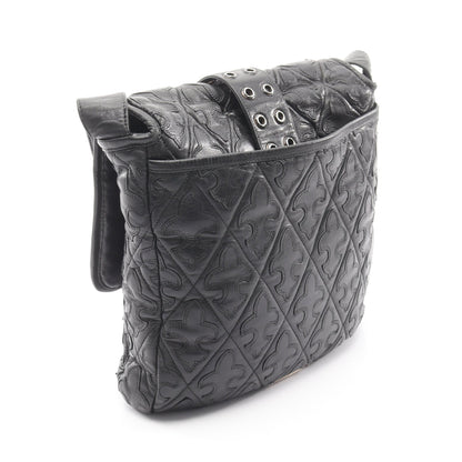 G BENDER セメタリーフレアキルティング ショルダーバッグ レザー ブラック クロムハーツ バッグ Chrome Hearts