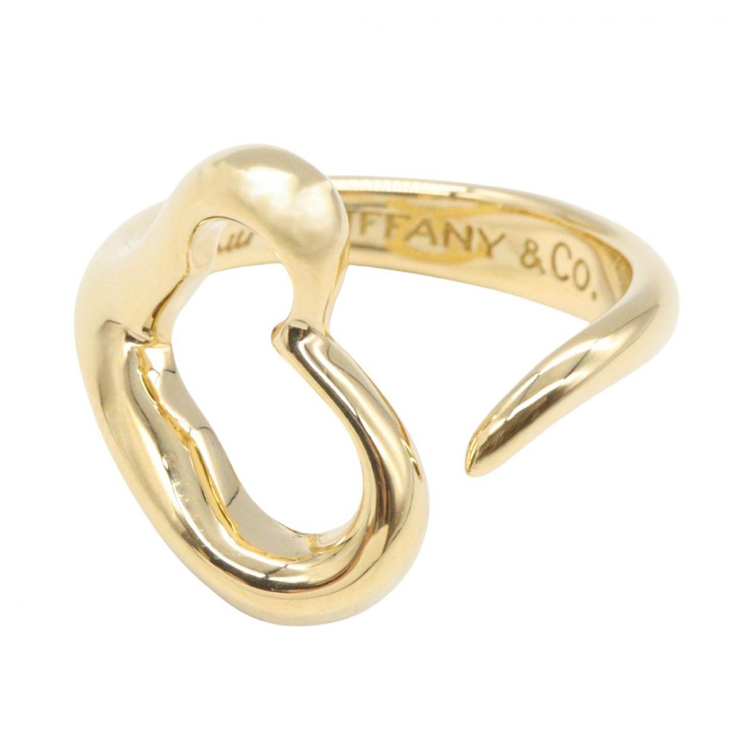 オープンハート リング リング 指輪 K18YG イエローゴールド ティファニー アクセサリー TIFFANY & Co.