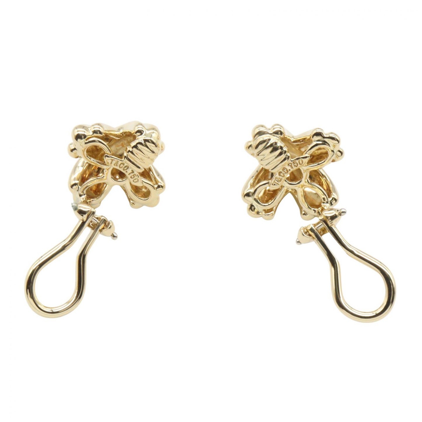 シグネチャー クロス イヤリング イヤリング K18YG イエローゴールド ティファニー アクセサリー TIFFANY & Co.