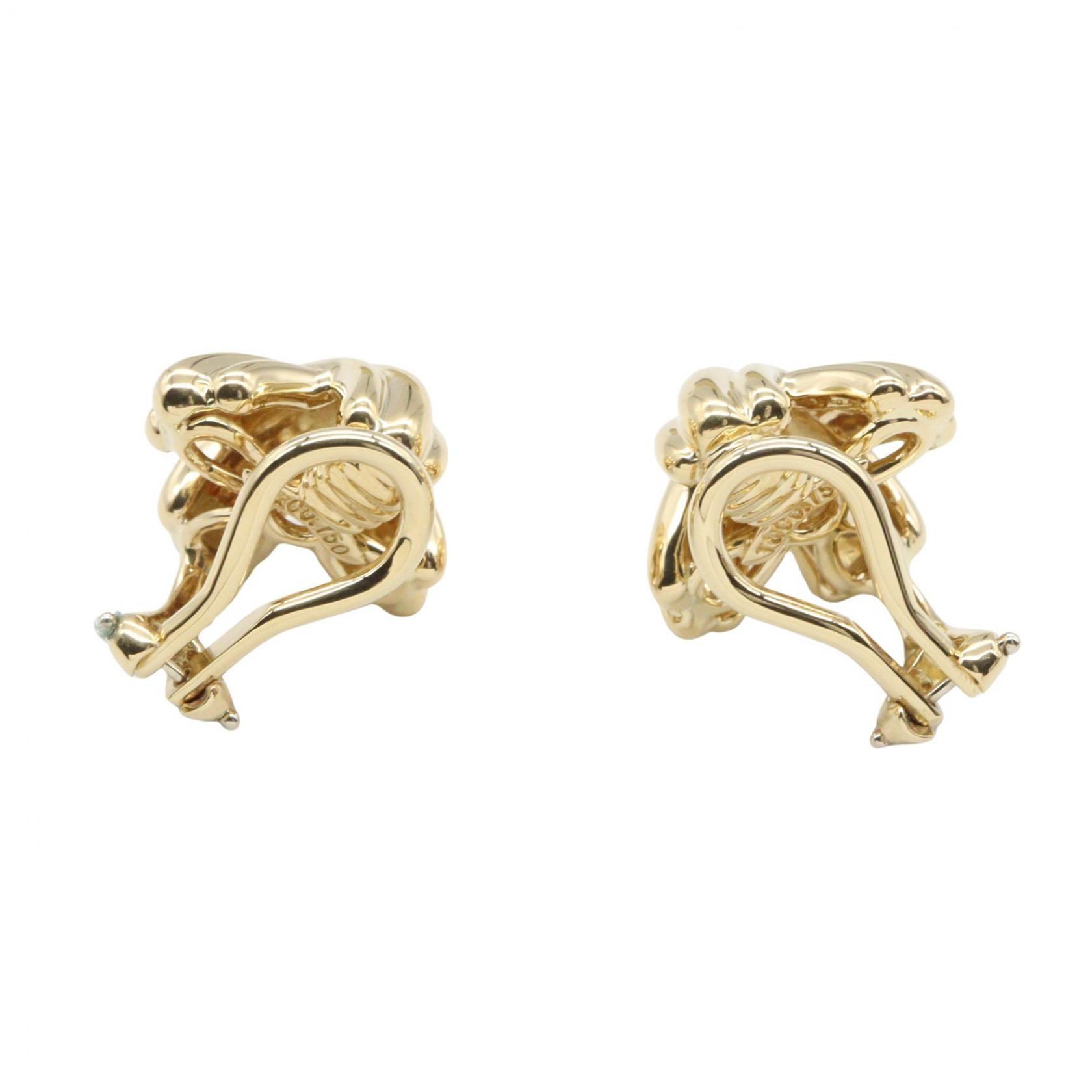 シグネチャー クロス イヤリング イヤリング K18YG イエローゴールド ティファニー アクセサリー TIFFANY & Co.