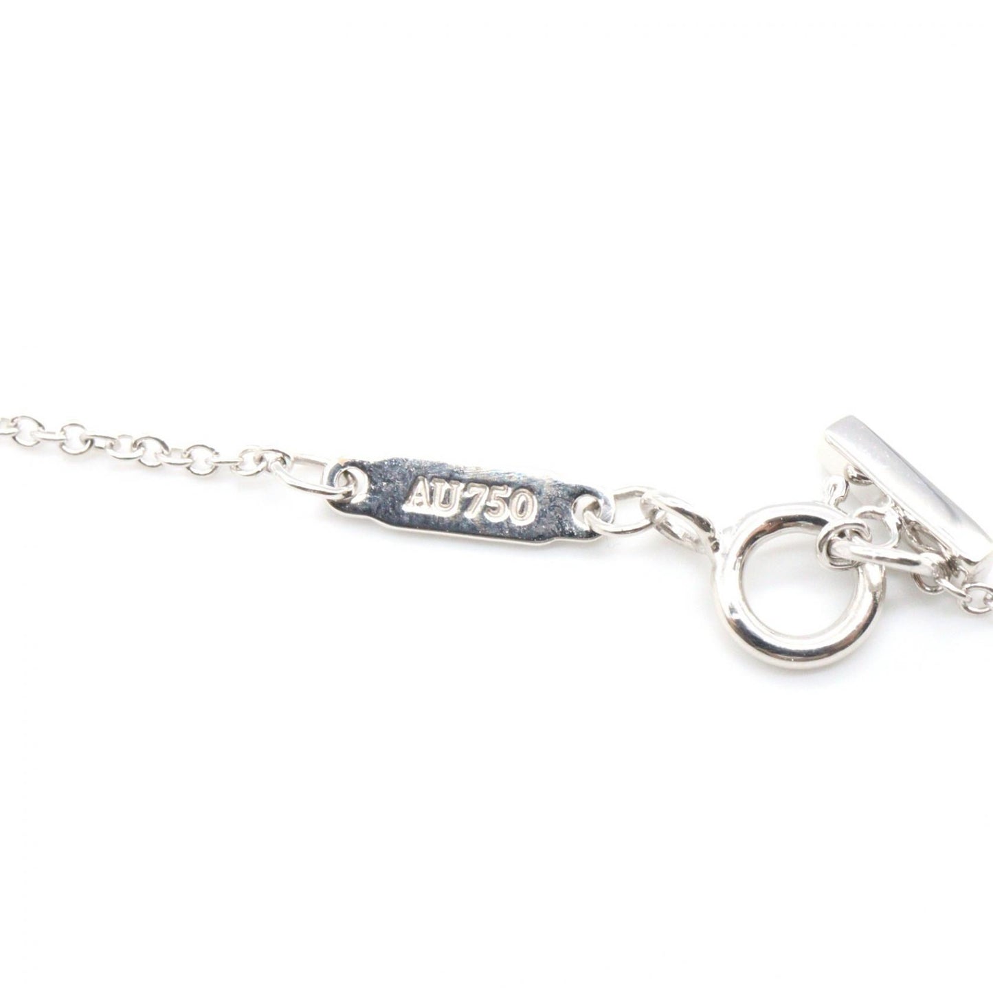 Tスマイル スモール ネックレス ネックレス K18WG ホワイトゴールド ティファニー アクセサリー TIFFANY & Co.