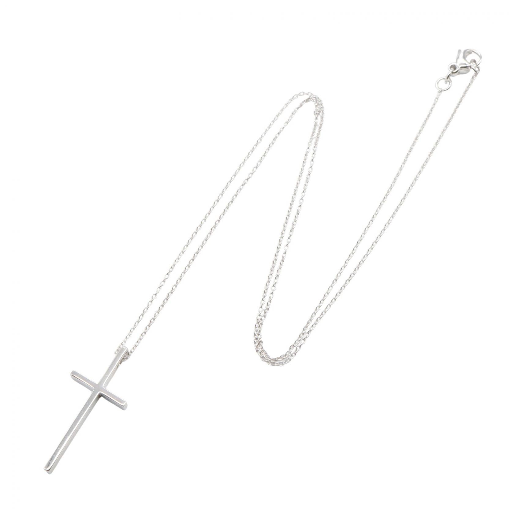 クロス ネックレス ネックレス K18WG ホワイトゴールド ティファニー アクセサリー TIFFANY & Co.