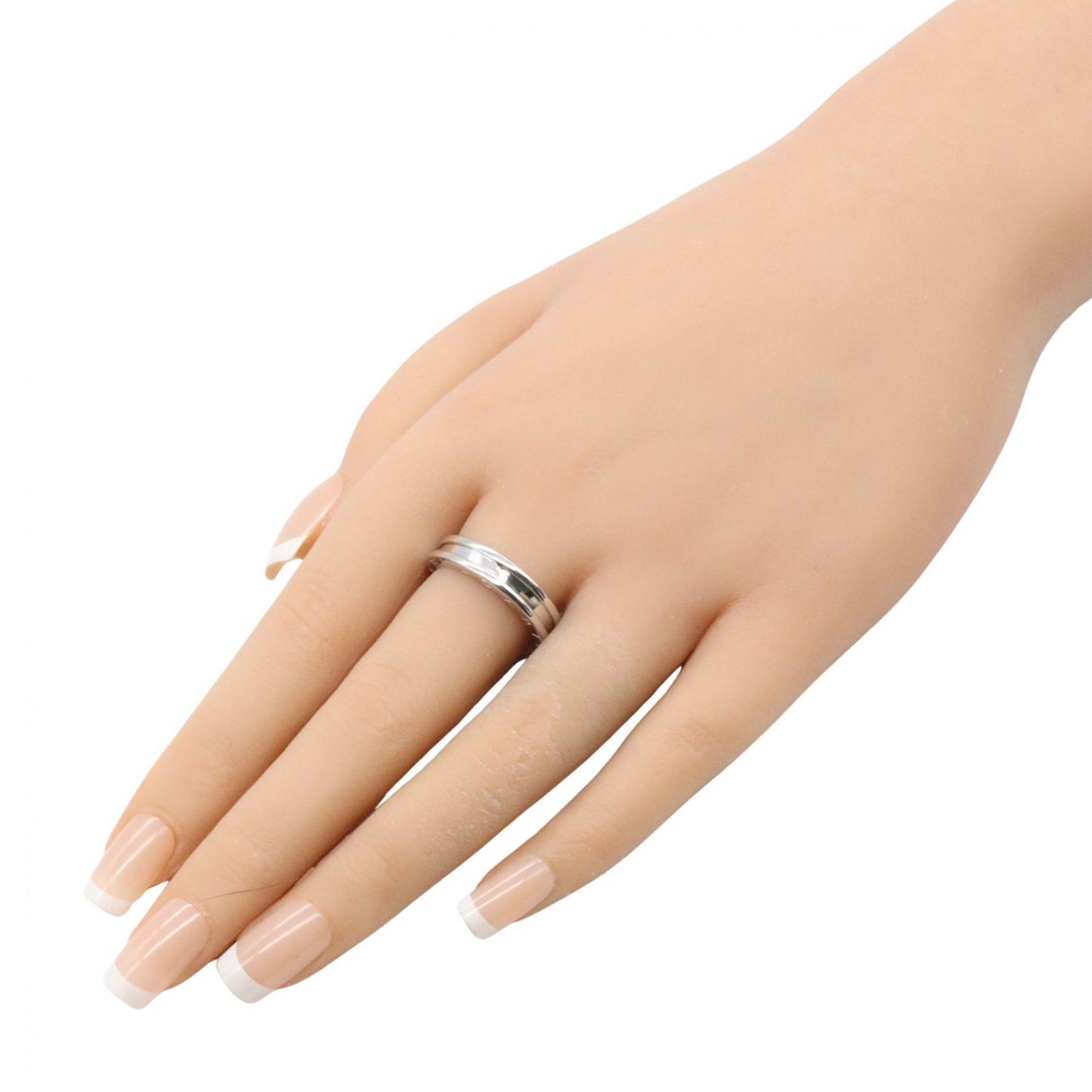 B-zero1 ビーゼロワン リング 1バンド リング 指輪 K18WG ホワイトゴールド ブルガリ アクセサリー BVLGARI