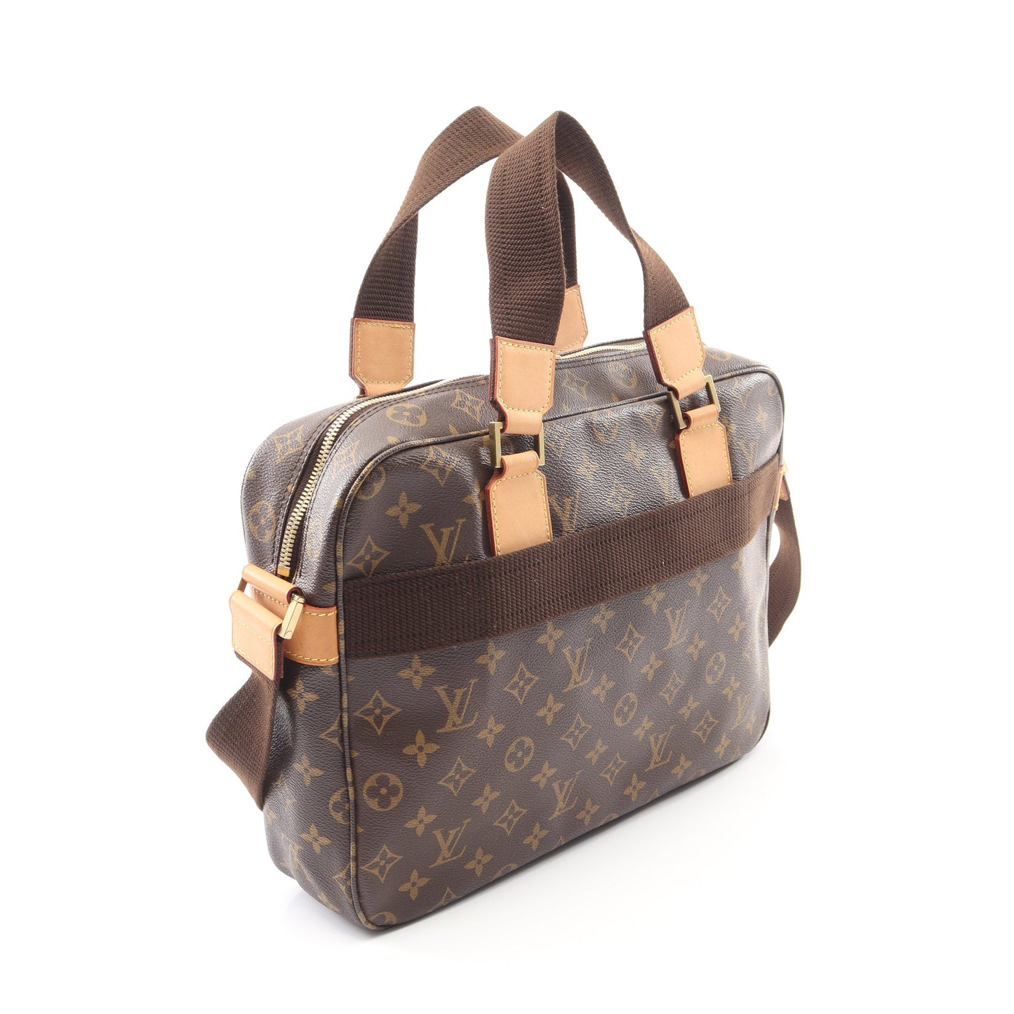 サック ボスフォール モノグラム 2WAY ハンドバッグ PVC レザー ブラウン ルイヴィトン バッグ LOUIS VUITTON