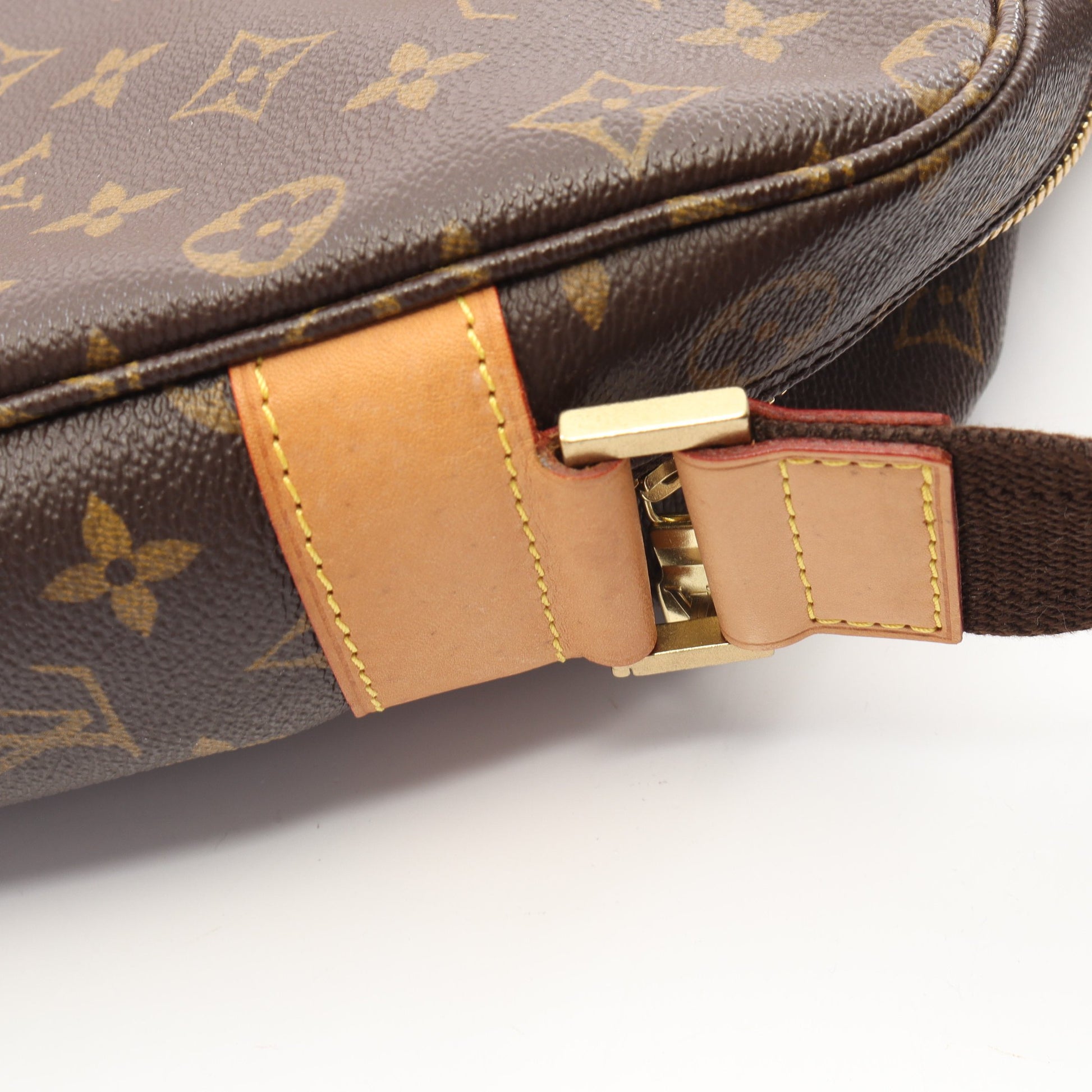 サック ボスフォール モノグラム 2WAY ハンドバッグ PVC レザー ブラウン ルイヴィトン バッグ LOUIS VUITTON