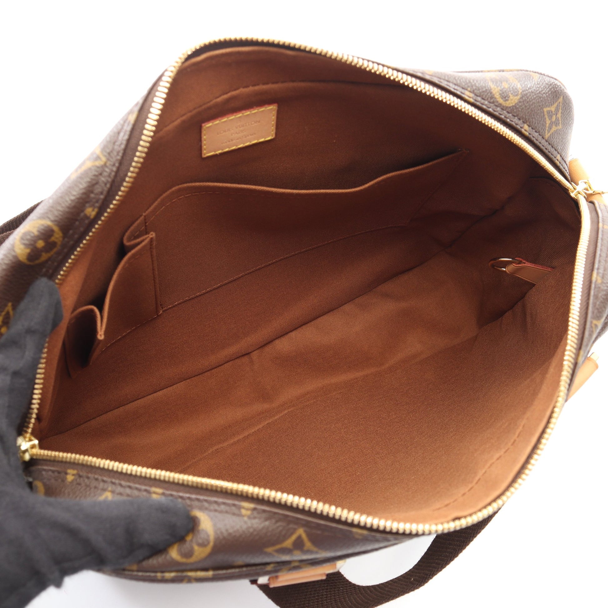 サック ボスフォール モノグラム 2WAY ハンドバッグ PVC レザー ブラウン ルイヴィトン バッグ LOUIS VUITTON