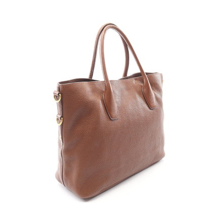 VIT DAINO ヴィッテロダイノ 2WAY ハンドバッグ トートバッグ レザー ブラウン プラダ バッグ PRADA